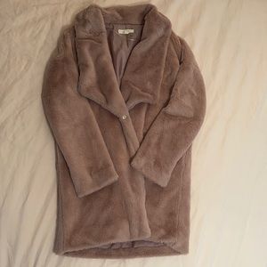 Small faux fur coat